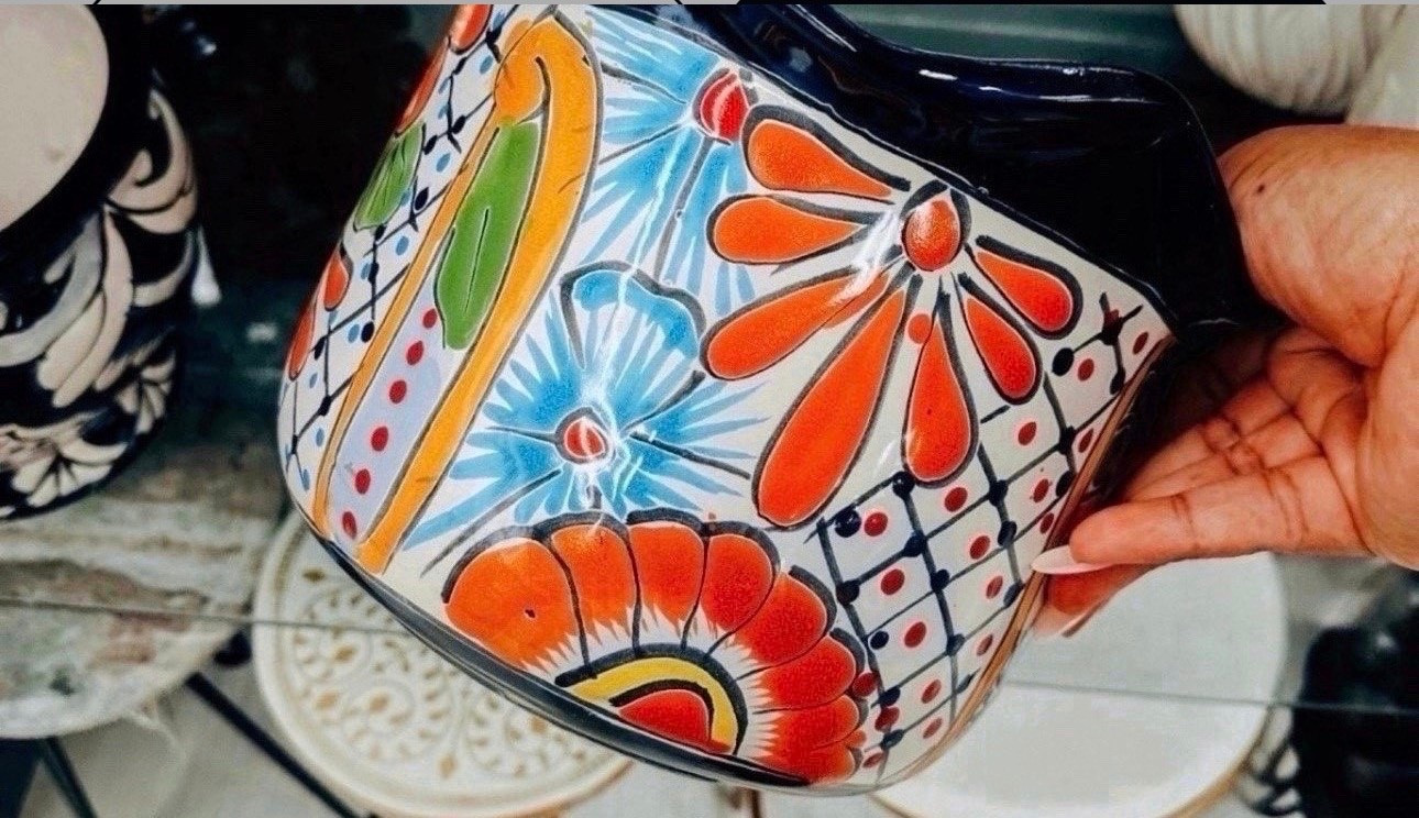 Colorful ceramic pot for flowers! So gorgeous and vibrant!

#LTKHome #LTKSaleAlert