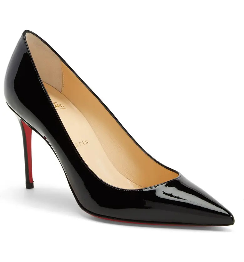 Christian Louboutin Kate Pointed Toe Patent Leather Pump | Nordstrom | Nordstrom