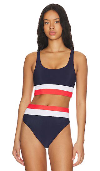 Mackenzie Bikini Top in Liberty Colorblock | Revolve Clothing (Global)