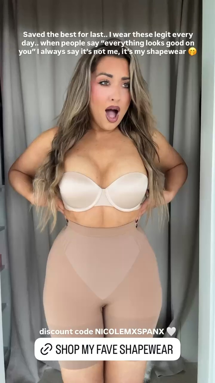 My favorite shapewear! It’s snatches and shapes in all the right places. I’m wearing a size large! Use discount code NICOLEMXSPANX for $$ off! @spanx #spanxpartner

Comment SHOP below to receive a DM with the link to this post on my LTK ⬇ https://liketk.it/5TRSm #ltkmidsize #ltkootd #ltksalealert

#LTKMidsize #LTKdayinmylife #LTKootd