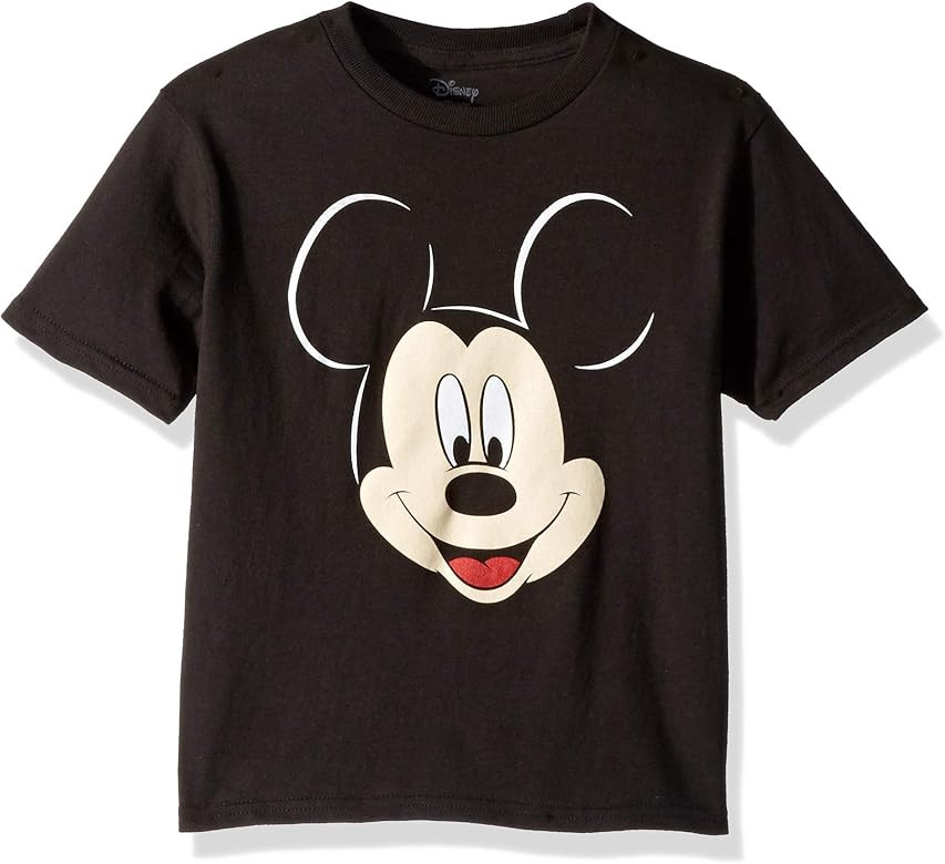 Disney Boys' Toddler Mickey Mouse Big Face Short Sleeve Tshirt | Amazon (US)