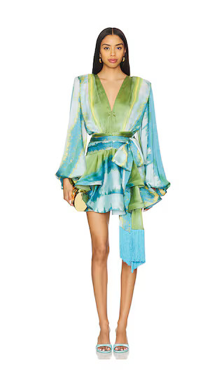 Bedouin Coastal Mini Dress in Blue Multi | Revolve Clothing (Global)