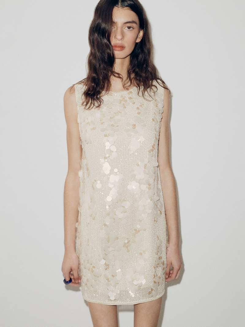 Reformation Nyla Dress Ivory Medium | Reformation (Global)