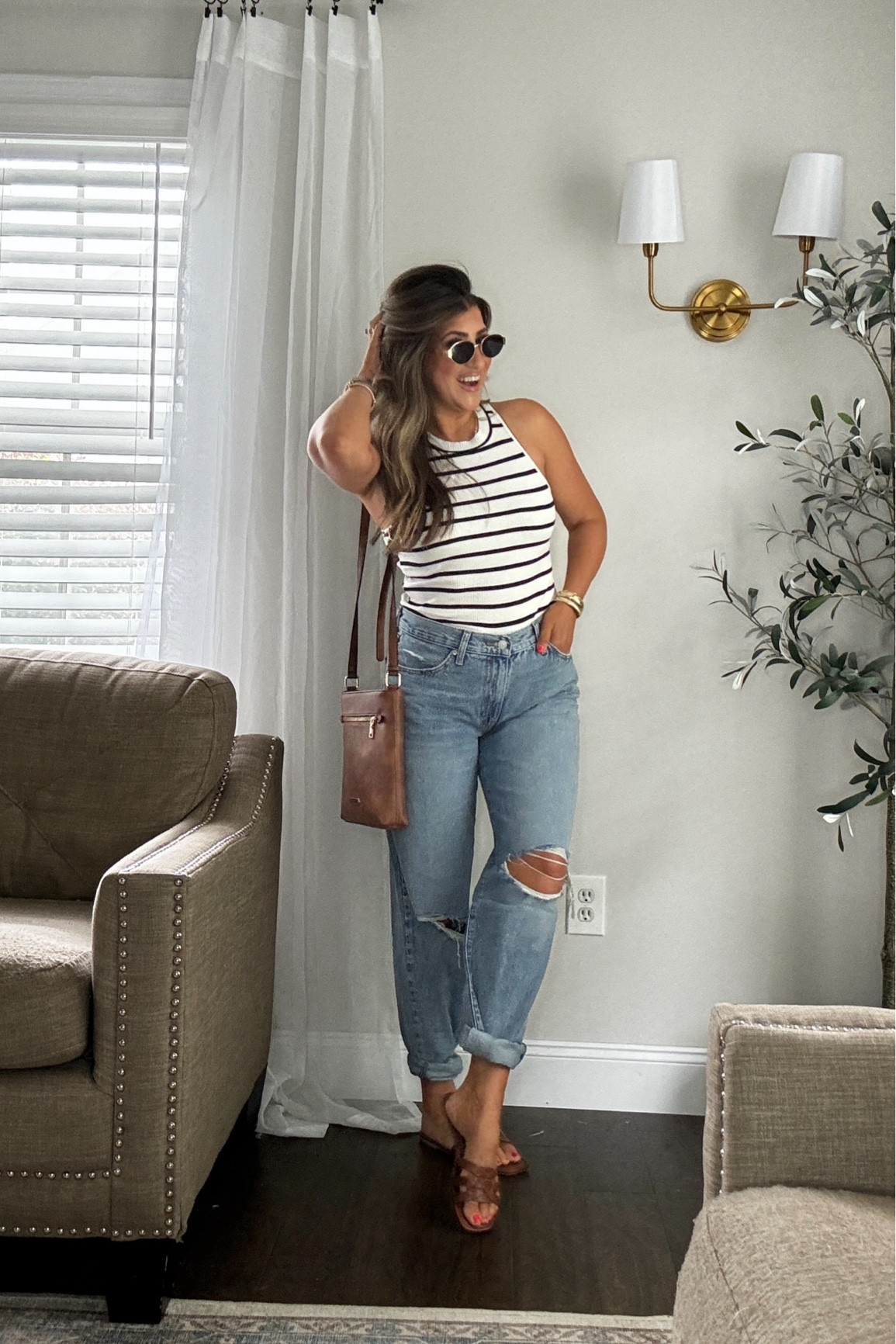 Amazon outfit. Wearing a small in top and sized up one in bottoms. Xx

Spring outfit, casual outfit, vacation outfit. 

#LTKSeasonal #LTKStyleTip #LTKFindsUnder50