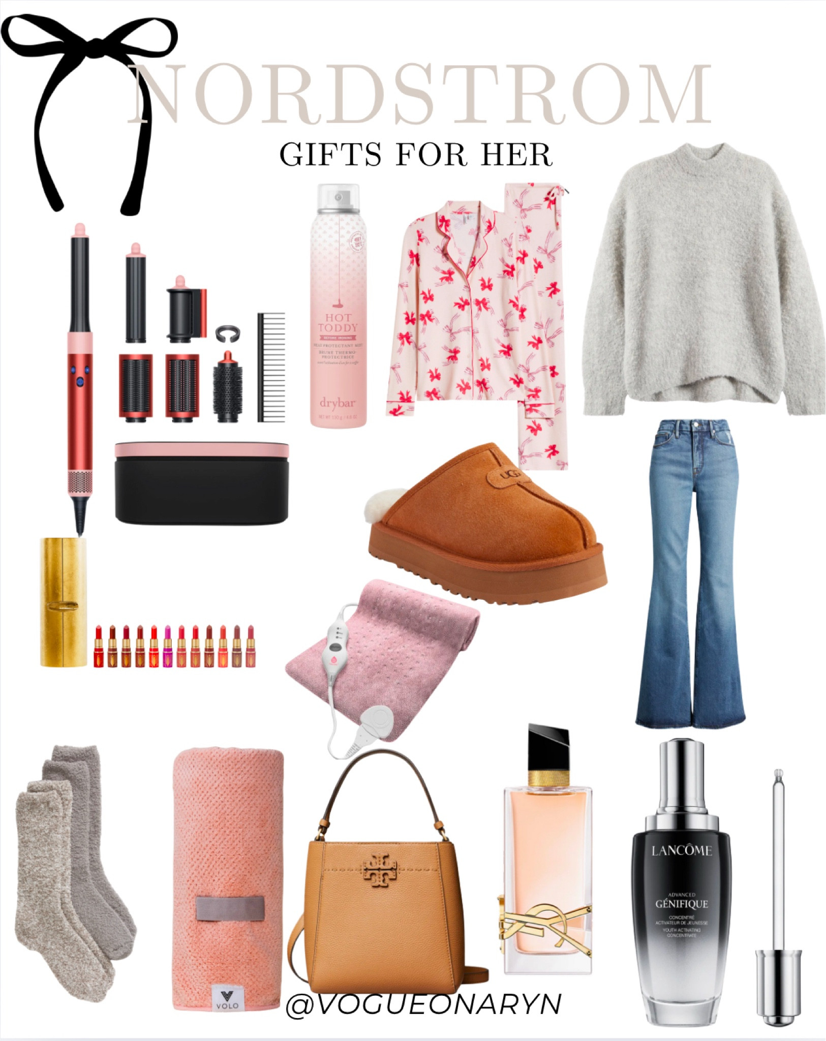 Nordstrom gifts for her , Nordstrom gift guide , hair tools , beauty gifts , sweater , jeans , pajamas 

#LTKCyberWeek #LTKBeauty #LTKGiftGuide