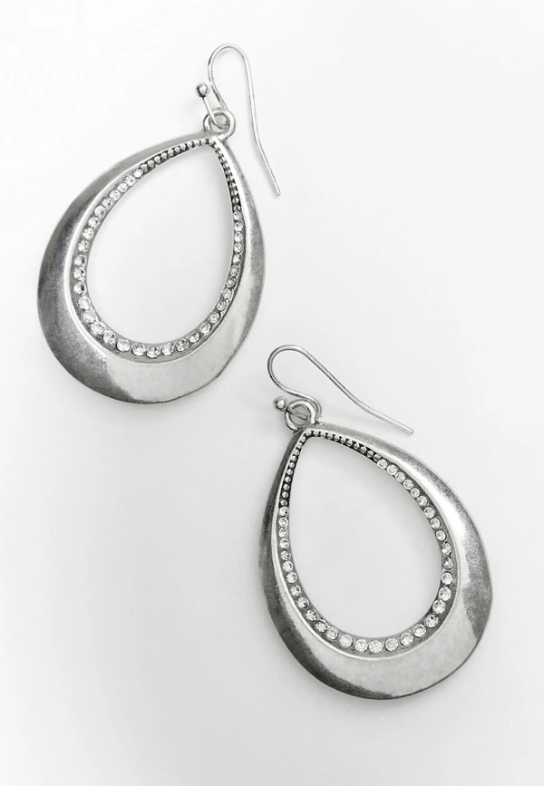 Silver Teardrop Earring | Maurices