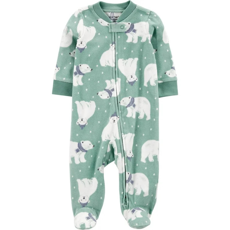 Carter's Child of Mine Baby Unisex Holiday Sleep 'n Play, One-Piece, Sizes Preemie-6/9 Months | Walmart (US)