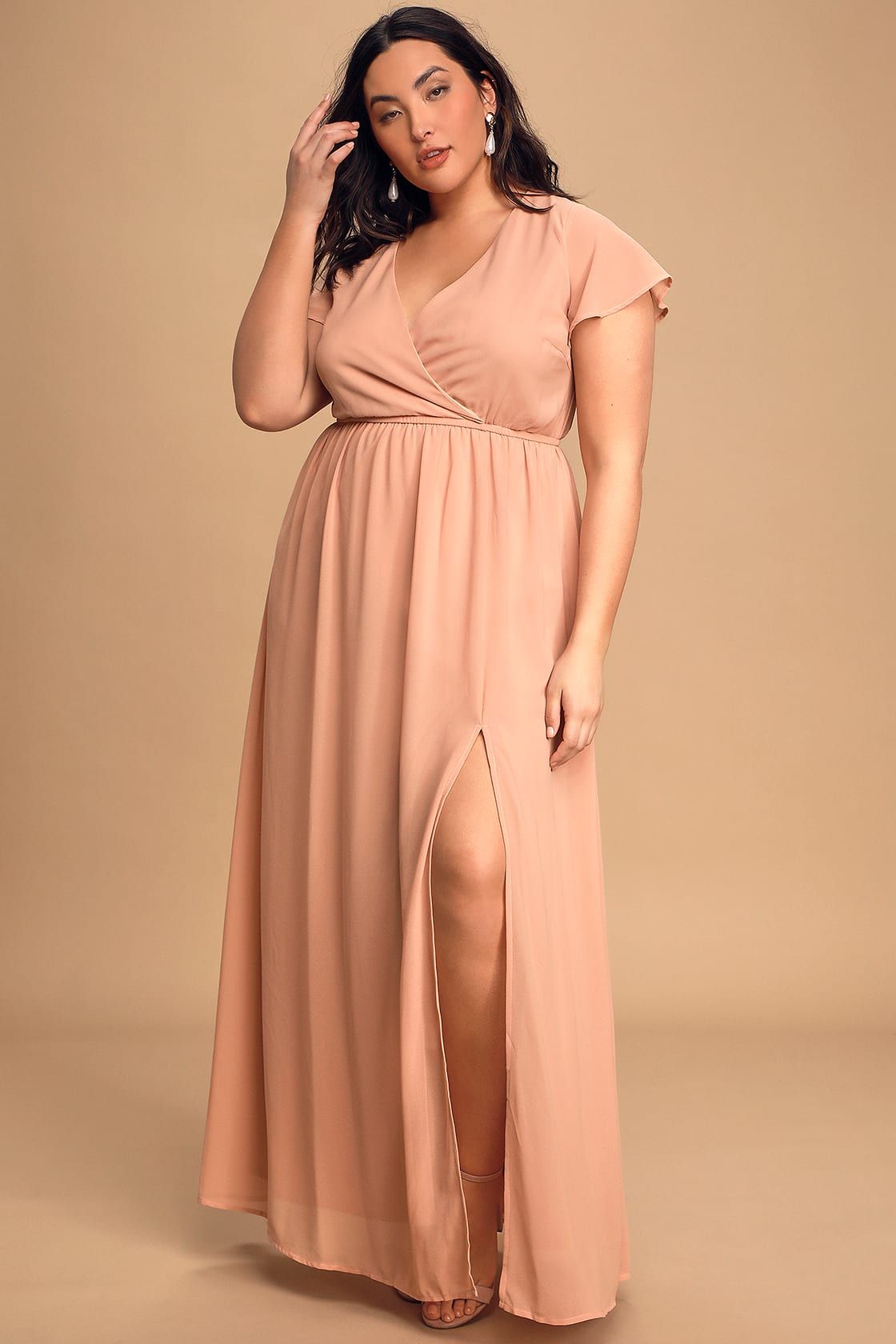 Lost in the Moment Blush Maxi Dress | Lulus (US)