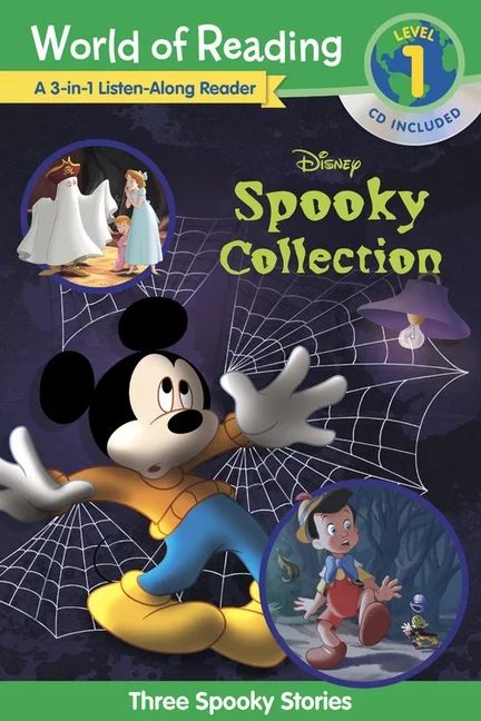 World of Reading Disney's Spooky Collection 3-in-1 Listen-Along Reader (Level 1 Reader) : 3 Scary... | Walmart (US)