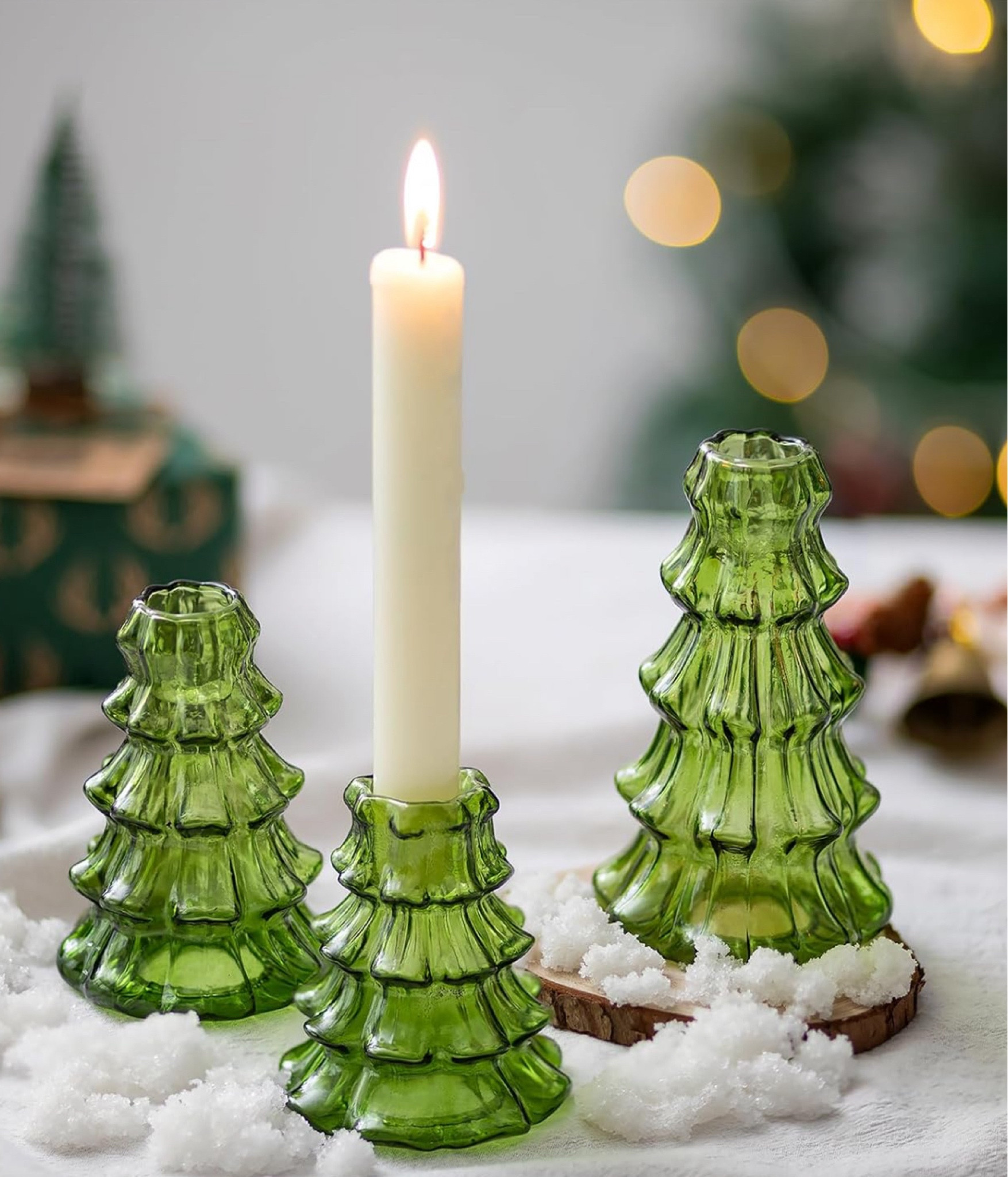 Christmas tree candlestick holders, Christmas decor, Christmas gifts, hostess gift 

#LTKFindsUnder50 #LTKGiftGuide #LTKHome