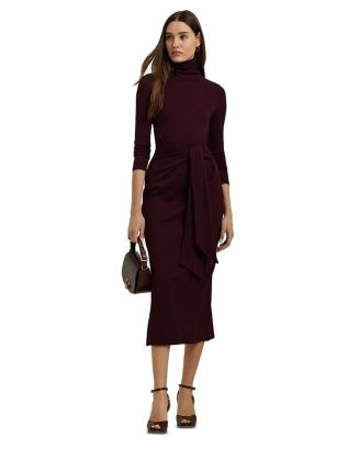 Tie Front Turtleneck Dress | Bloomingdale's (US)