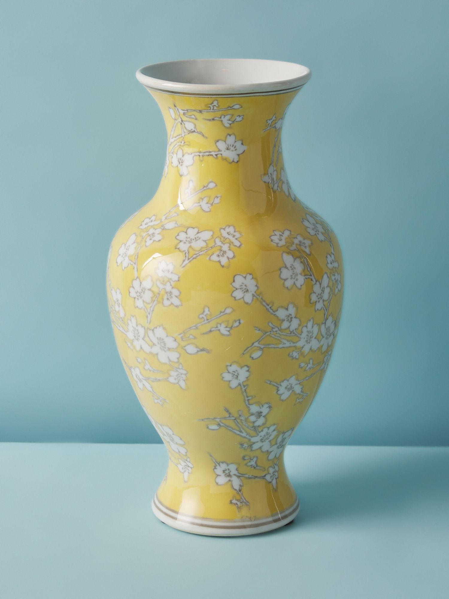 14in Ceramic Chinoiserie Vase | Vases | HomeGoods | HomeGoods
