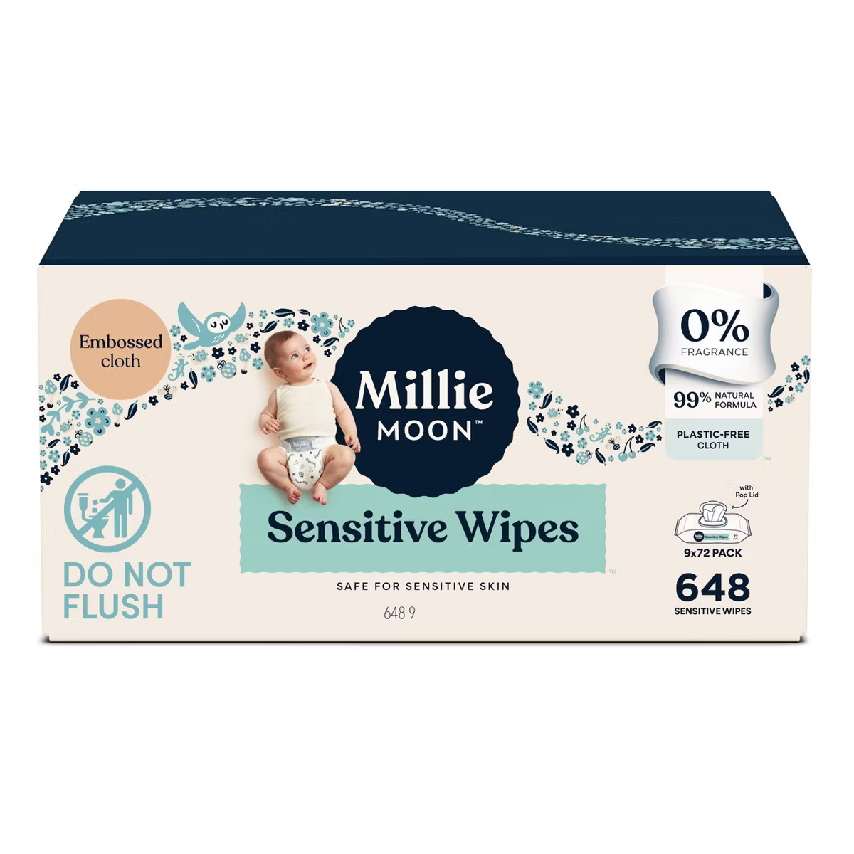 Millie Moon Sensitive Wipes (Select Count) | Target