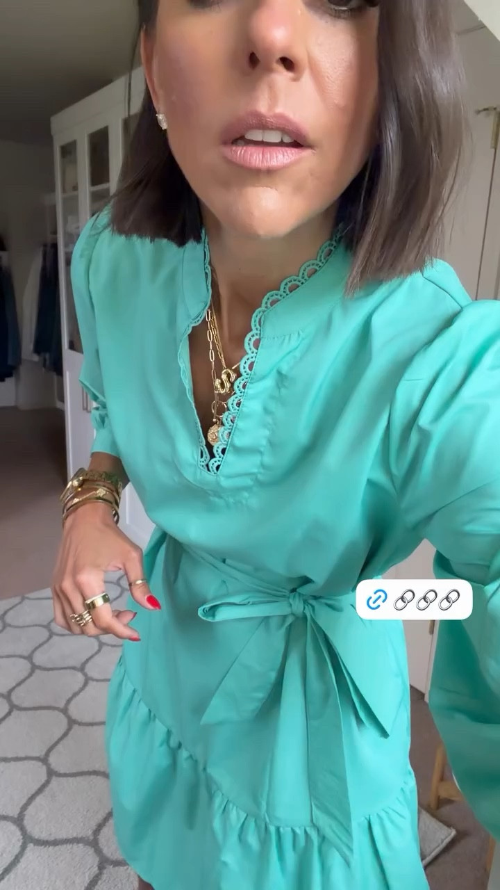 Size small in dress 

#LTKdayinmylife #LTKSeasonal #LTKootd