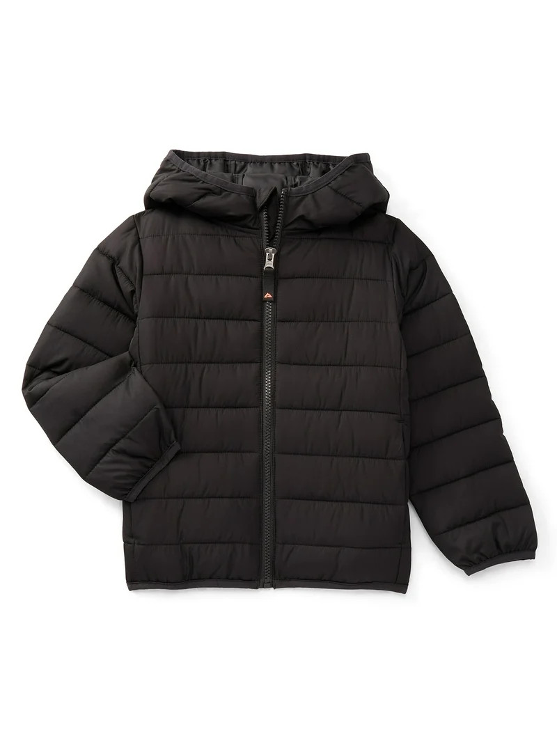 Ozark Trail Boys Everyday Puffer Jacket, Sizes 4-18 | Walmart (US)