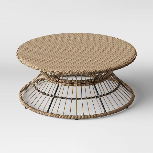 Martii Rattan Patio Coffee Table - Natural - Project 62&#8482; | Target