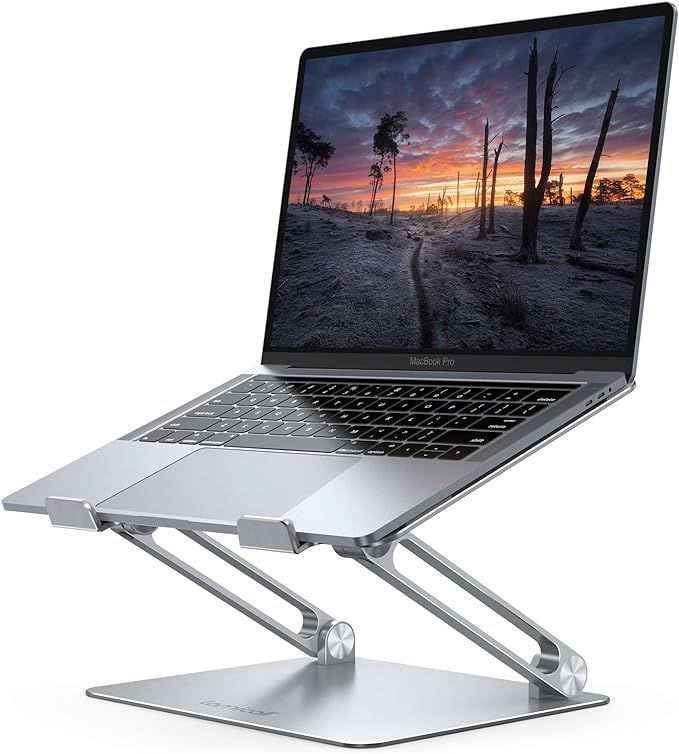 Lamicall Adjustable Laptop Stand, Portable Laptop Riser, Aluminum Laptop Stand for Desk Foldable,... | Amazon (US)