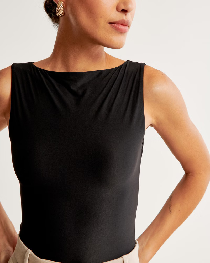 Women's Soft Matte Seamless Slash Bodysuit | Women's Tops | Abercrombie.com | Abercrombie & Fitch (US)