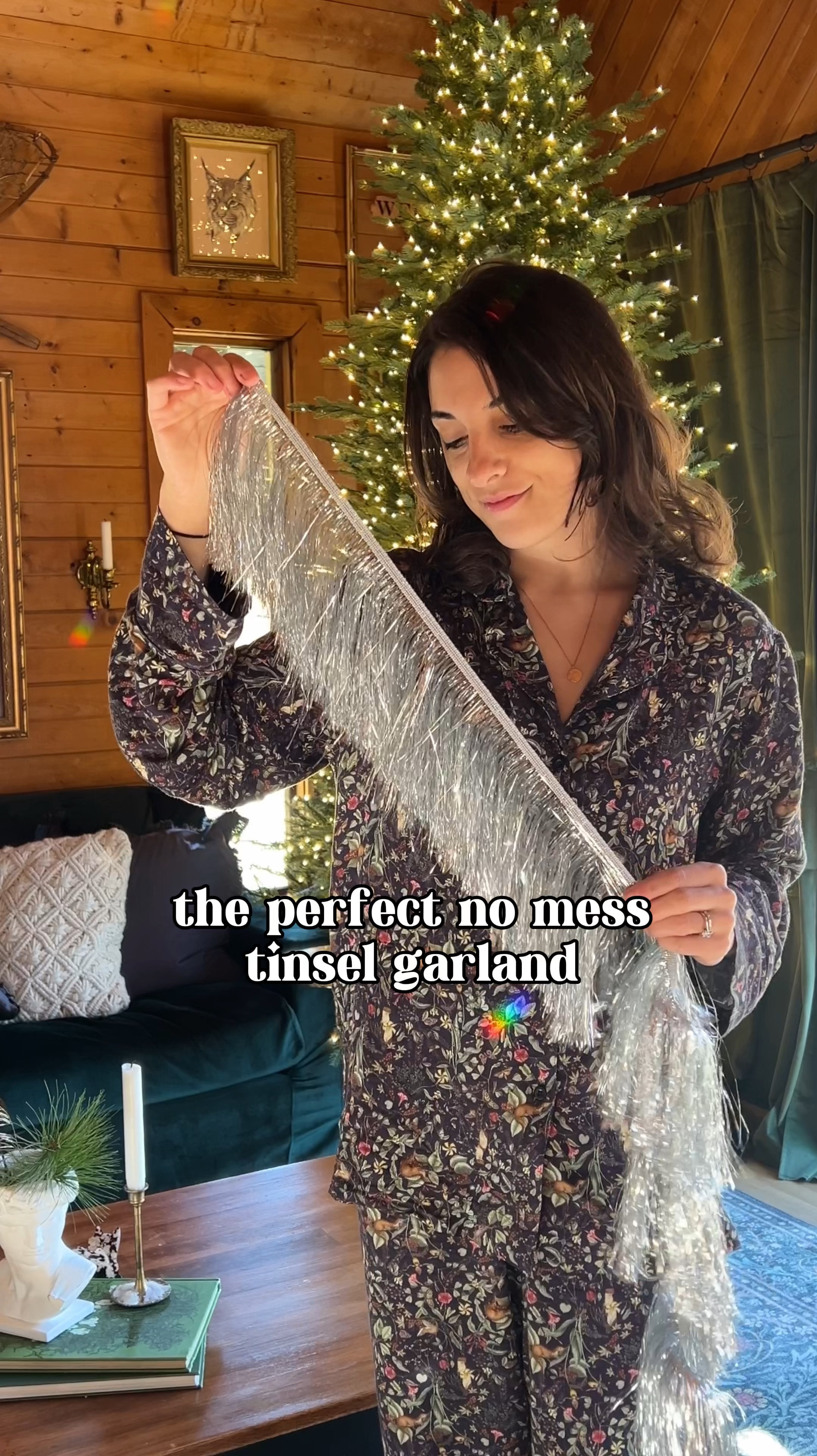 The perfect Christmas tree tinsel trim for a no mess silvery look. Comes in so many colors !  

#LTKOver40 #LTKHome #LTKHoliday