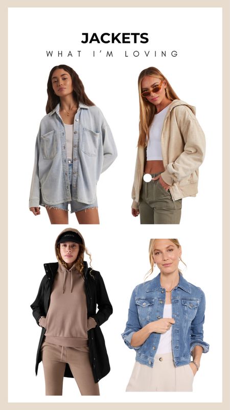 Layer up in style with my top jacket picks! Whether you're going for classic denim, a sleek utility look, or a cozy bomber, these jackets add the perfect finishing touch to any outfit. Which one's your fave? #JacketLove #LayeringEssentials #StyleFinds

#LTKSeasonal #LTKstyletip