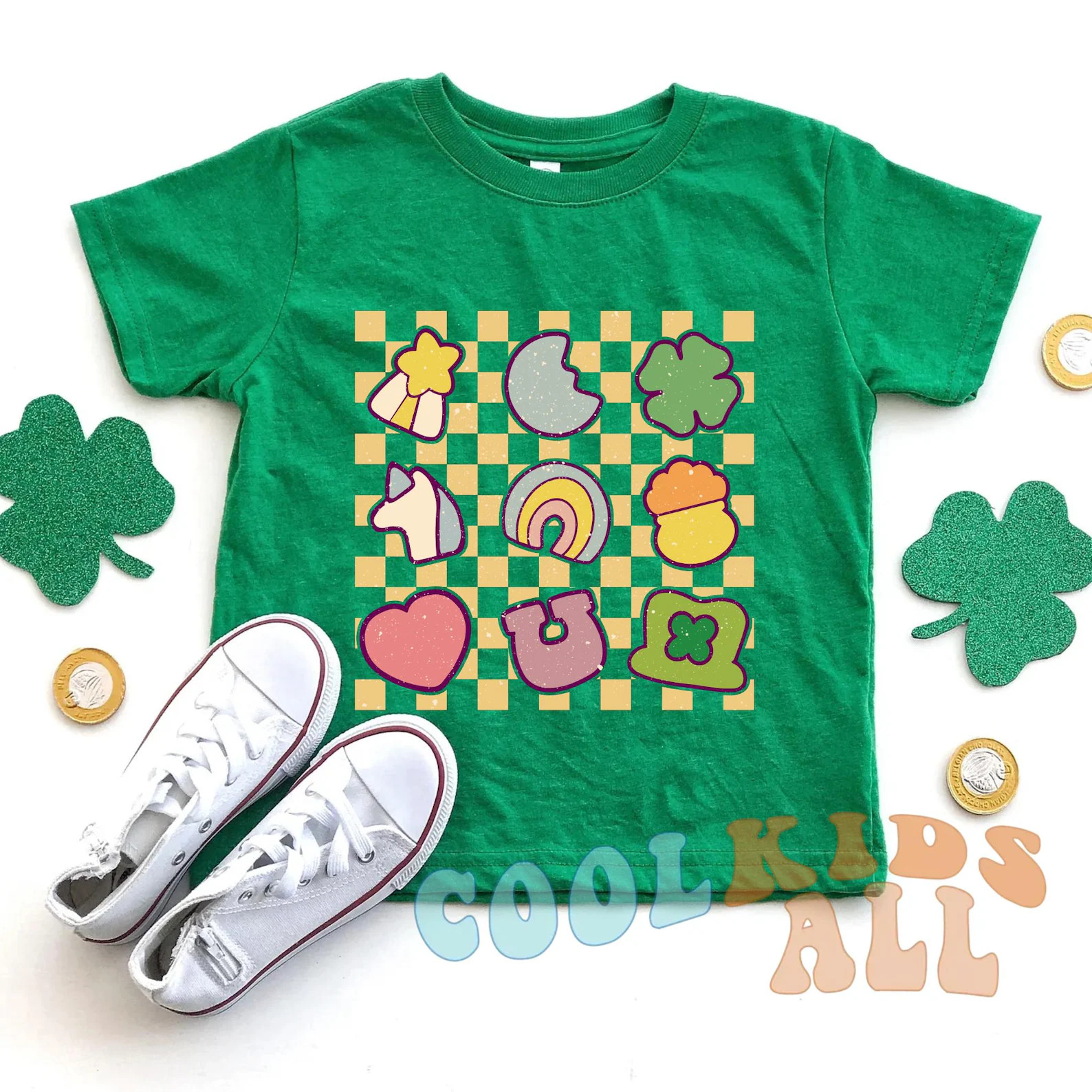 Kids Lucky Charm Shirt-kids St Patrick's Day Shirt-st Patrick's Day Toddler Tee -natural Kids Shi... | Etsy (US)