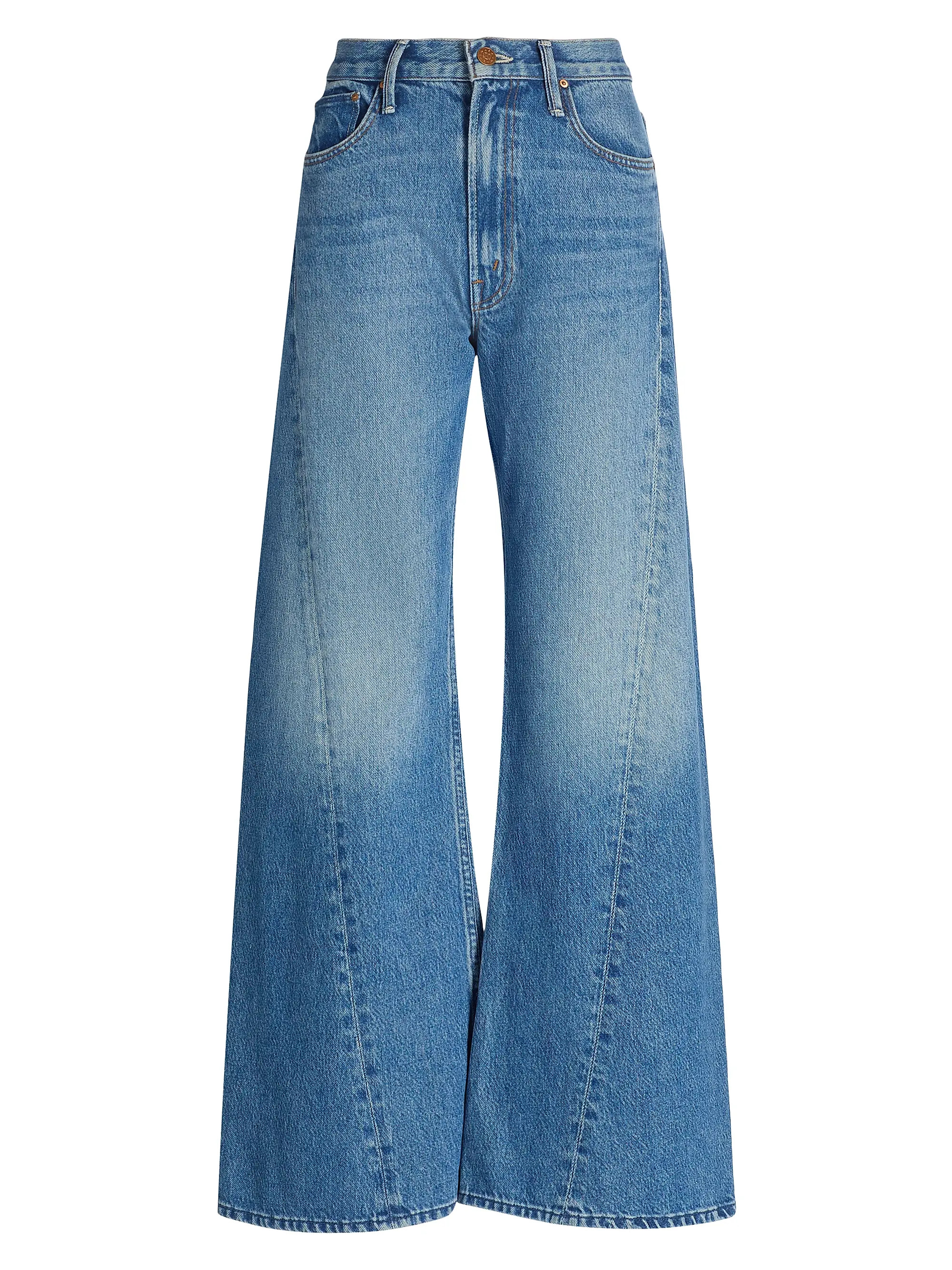 The Lemon Twist Wide-Leg Jeans | Saks Fifth Avenue
