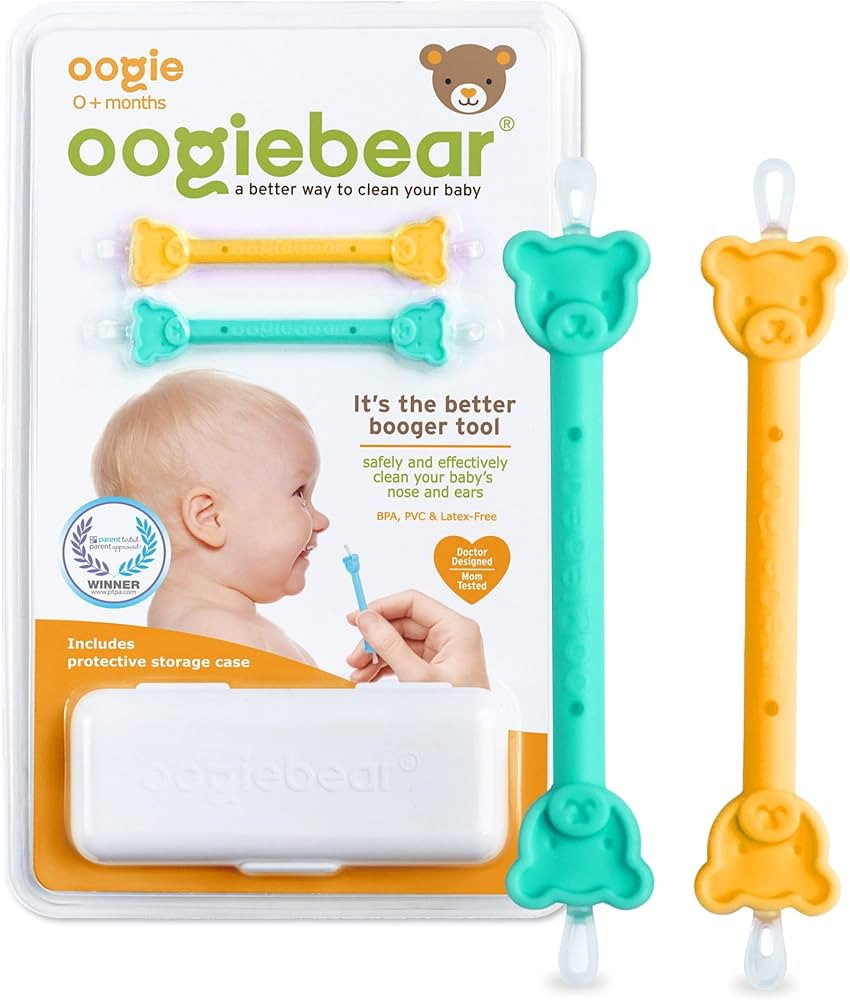 oogiebear - Nose and Ear Gadget. Safe, Easy Nasal Booger and Ear Cleaner for Newborns and Infants... | Amazon (US)