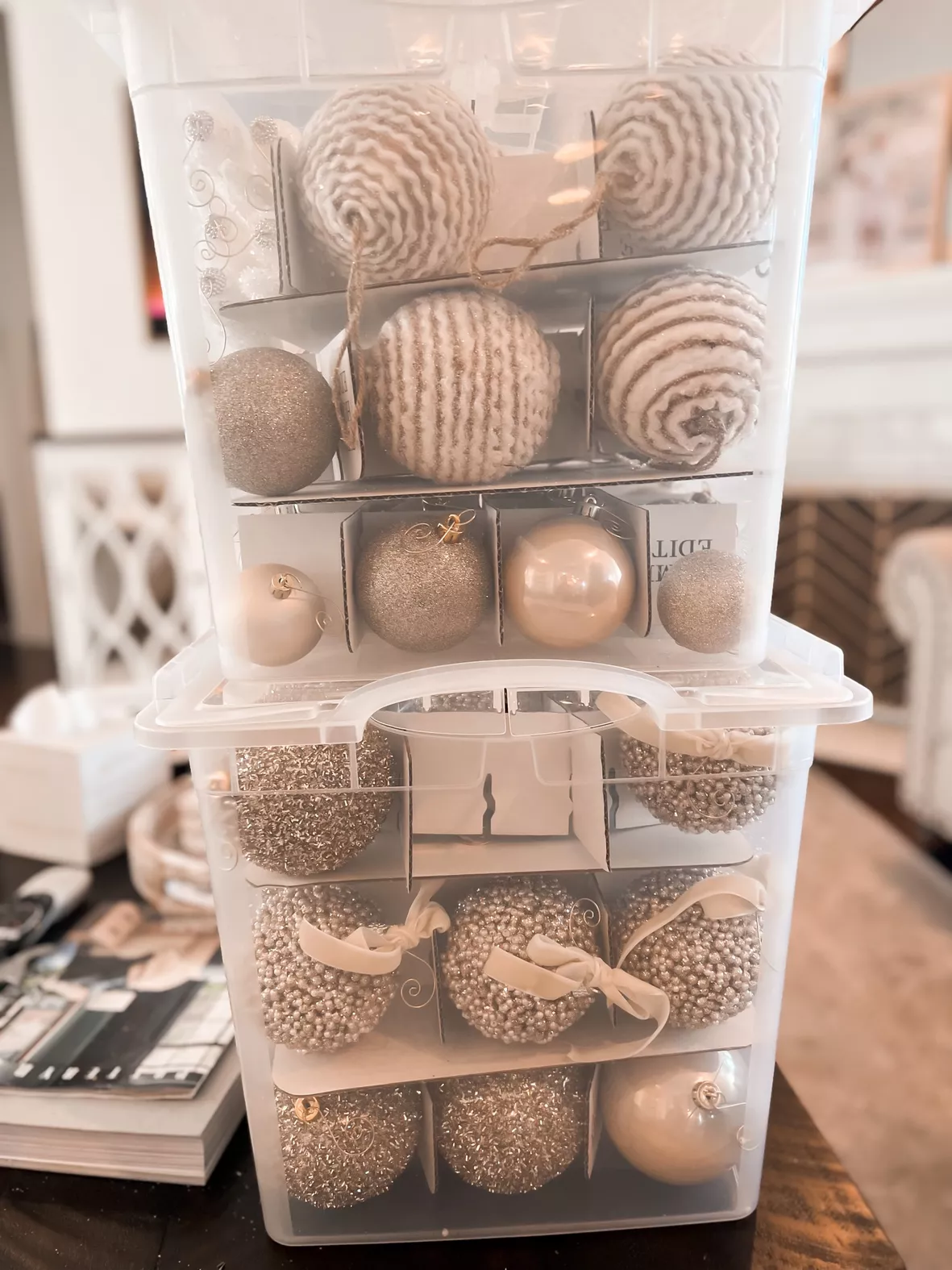  Simplify 64 Count Ornament Storage Box