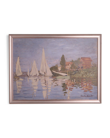 40X30 Boats At Sea Framed Art | TJ Maxx
