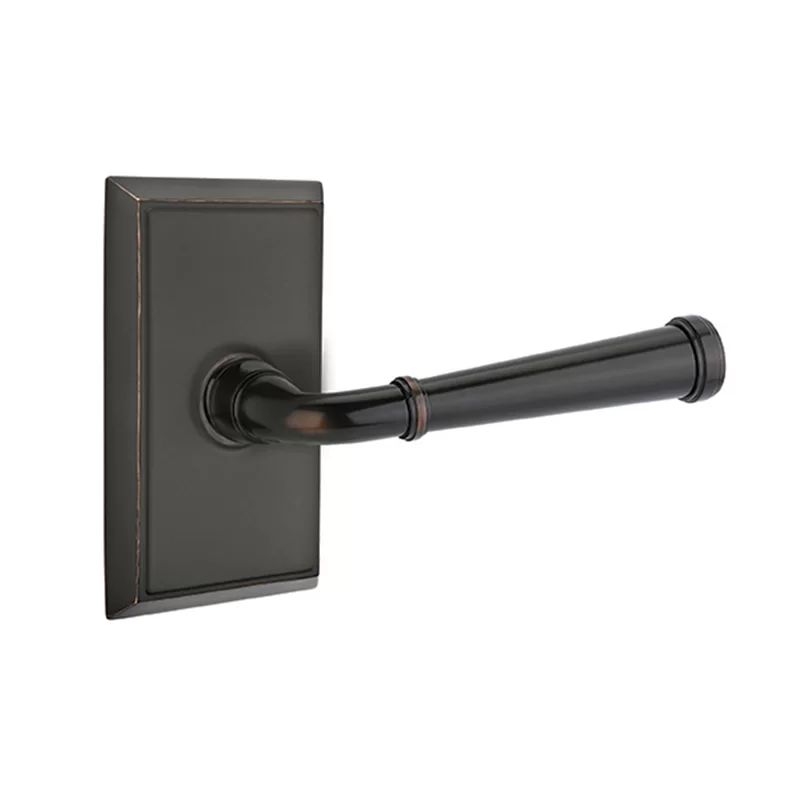 Merrimack Passage (Hall & Closet) Door Lever with Rosette | Wayfair North America