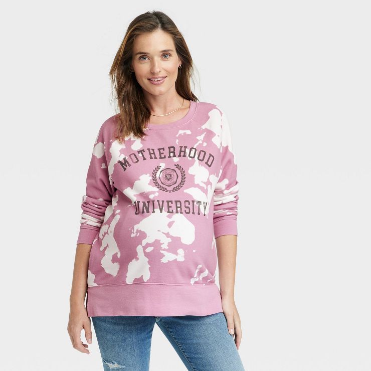 Motherhood University Graphic Maternity Sweatshirt - Isabel Maternity by Ingrid & Isabel™ | Target
