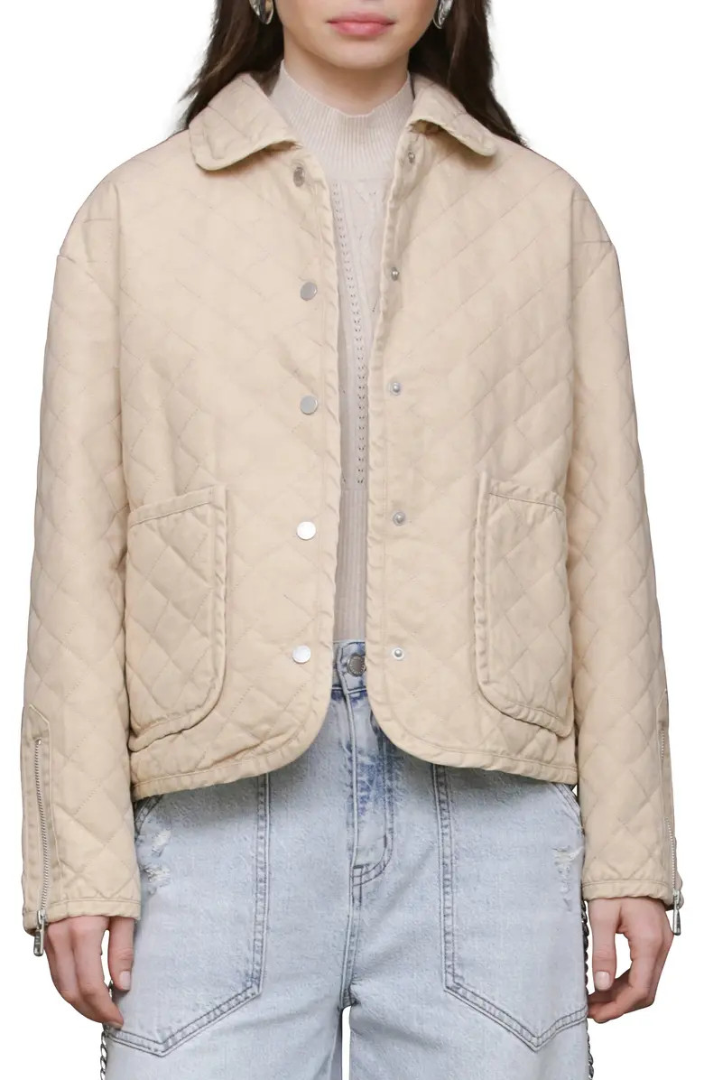 Diamond Quilted Cotton Jacket | Nordstrom