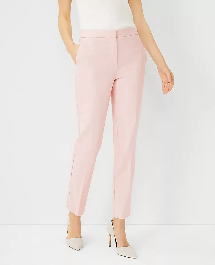 The High Rise Ankle Pant in Stretch Cotton | Ann Taylor | Ann Taylor (US)