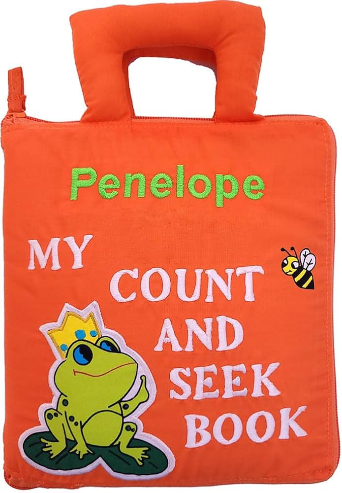 Personalized Count and Seek Child's First Counting Quiet Book Engaging Activity Busy Book for Tod... | Amazon (US)