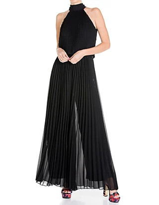 Wild Orchid Pleat Jumpsuit | Belk