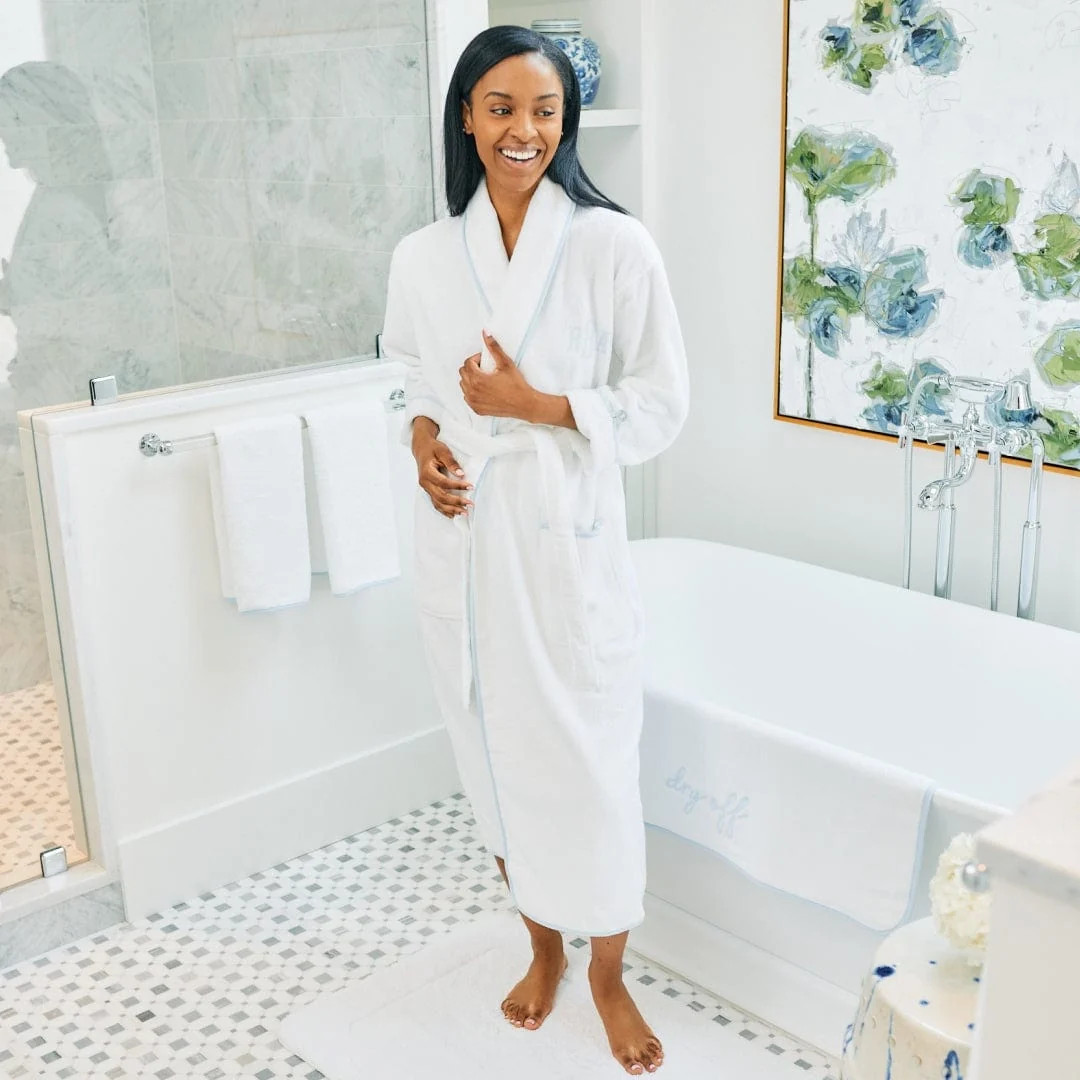 Women’s Personalized Long Plush Luxury Robe | Weezie Towels | Weezie Towels