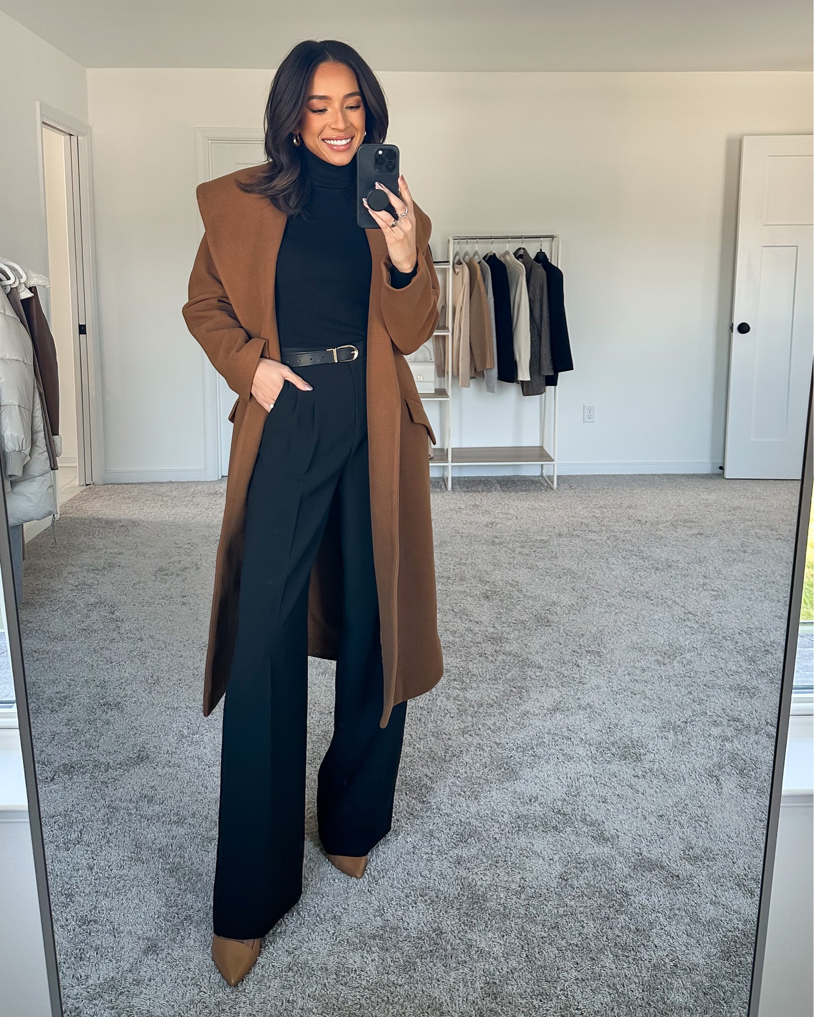 Express is 50% OFF sitewide! Size Small in brown wrap coat, XS in black turtleneck, and 0 long in black wide leg trousers. Use code 1735 for $10 off $100+









Workwear
Work outfit
Business casual
Fall work outfit
Winter work outfit
Winter workwear
Fall workwear
Trousers outfit
Office outfit
Nena Evans 


#LTKCyberweek #LTKworkwear #LTKunder100