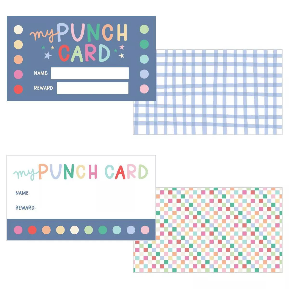 Pippi Post 200ct Reward Tracker Punch Cards | Target
