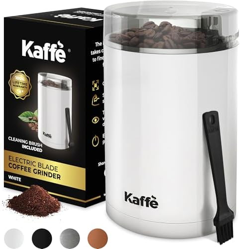 Kaffe One-Touch Coffee Grinder Electric w/Cleaning Brush (3 oz) - Coffee Grinders for Home Use - ... | Amazon (US)