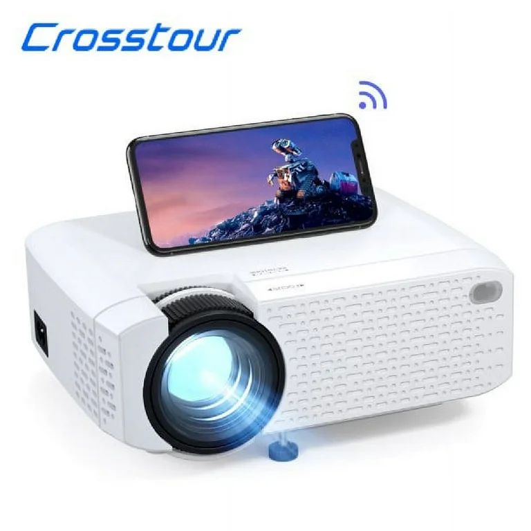 Crosstour WiFi Mini Portable Projector, HD 720P Supported Portable Video Outdoor Movie Projector ... | Walmart (US)