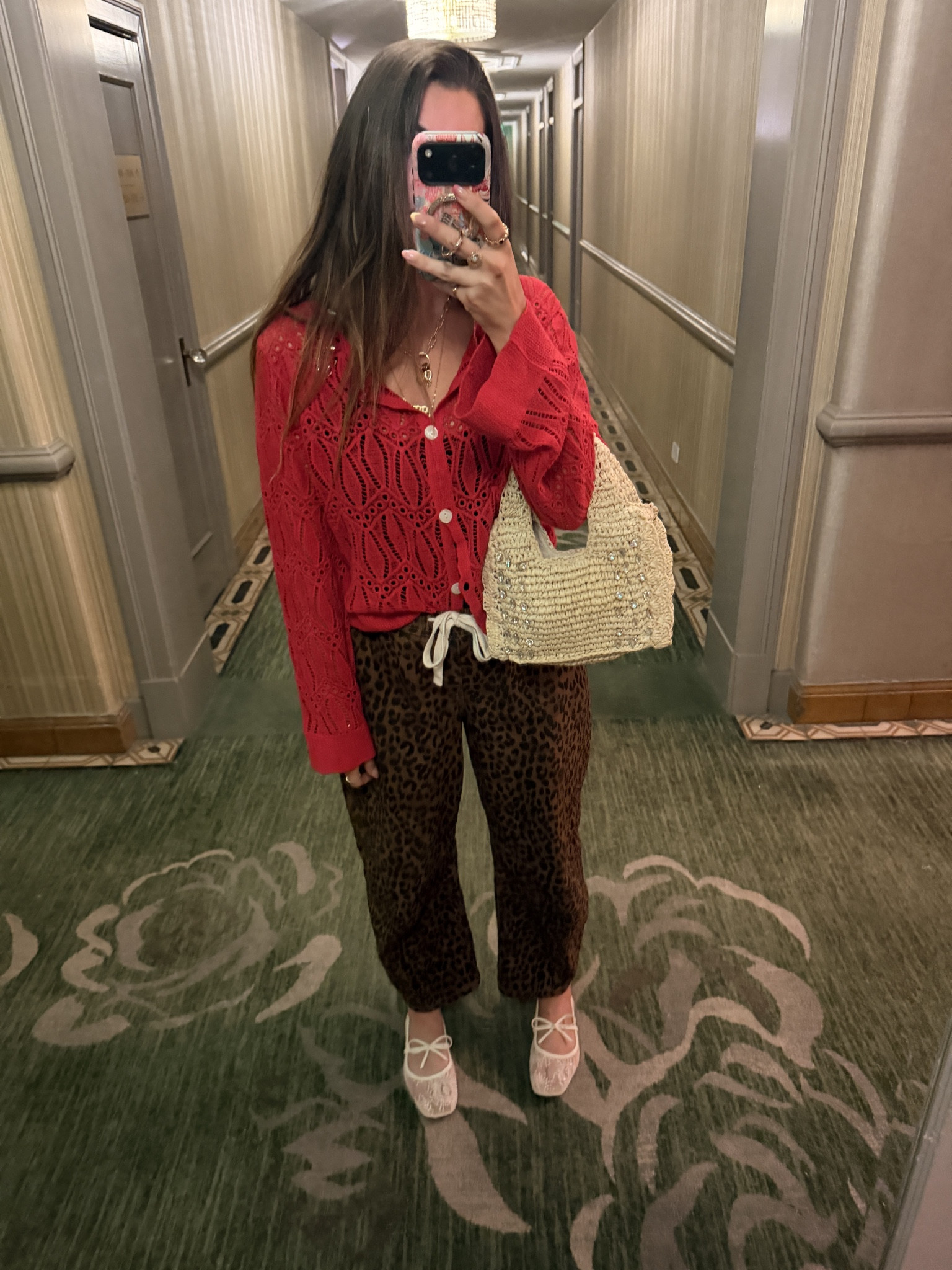 Such a cute outfit for fall! Love these leopard pants. The color is BROWN CHEETAH and the mesh ballet flats sparkle and are so comfy! On sale! #amazonfinds

#LTKootd #LTKSaleAlert #LTKMidsize