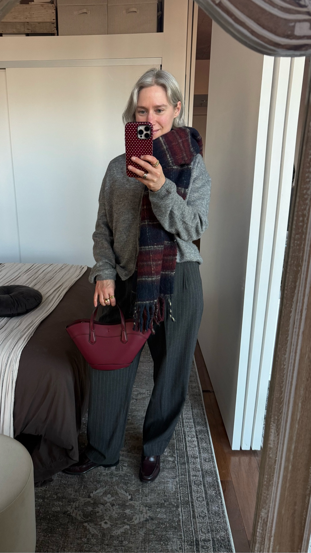 This scarf is my winter personality now. One of my faves from aritzia. Pants are old Zara but linked similar from aritzia 

#LTKwinter #LTKstyletip #LTKcanada