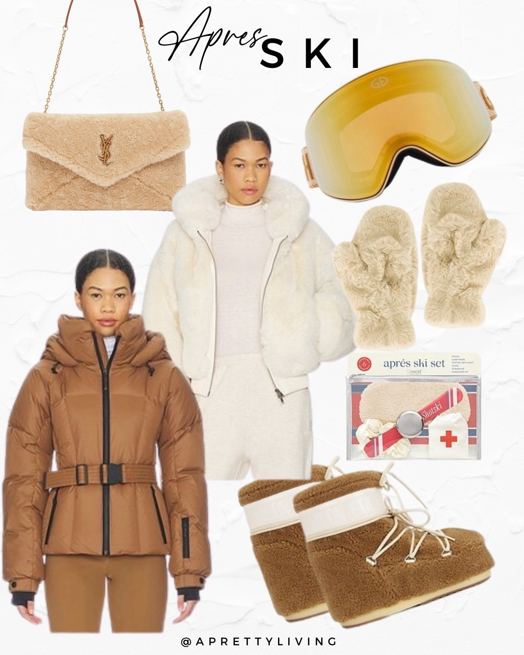 Apres-Ski Aesthetic: The Golden Hour Look
Elevate your lodge style with a mix of rich textures and high-shine accents.







#apresski #ski #fur #winteroutfit #apres

#LTKTravel #LTKootd #LTKSeasonal