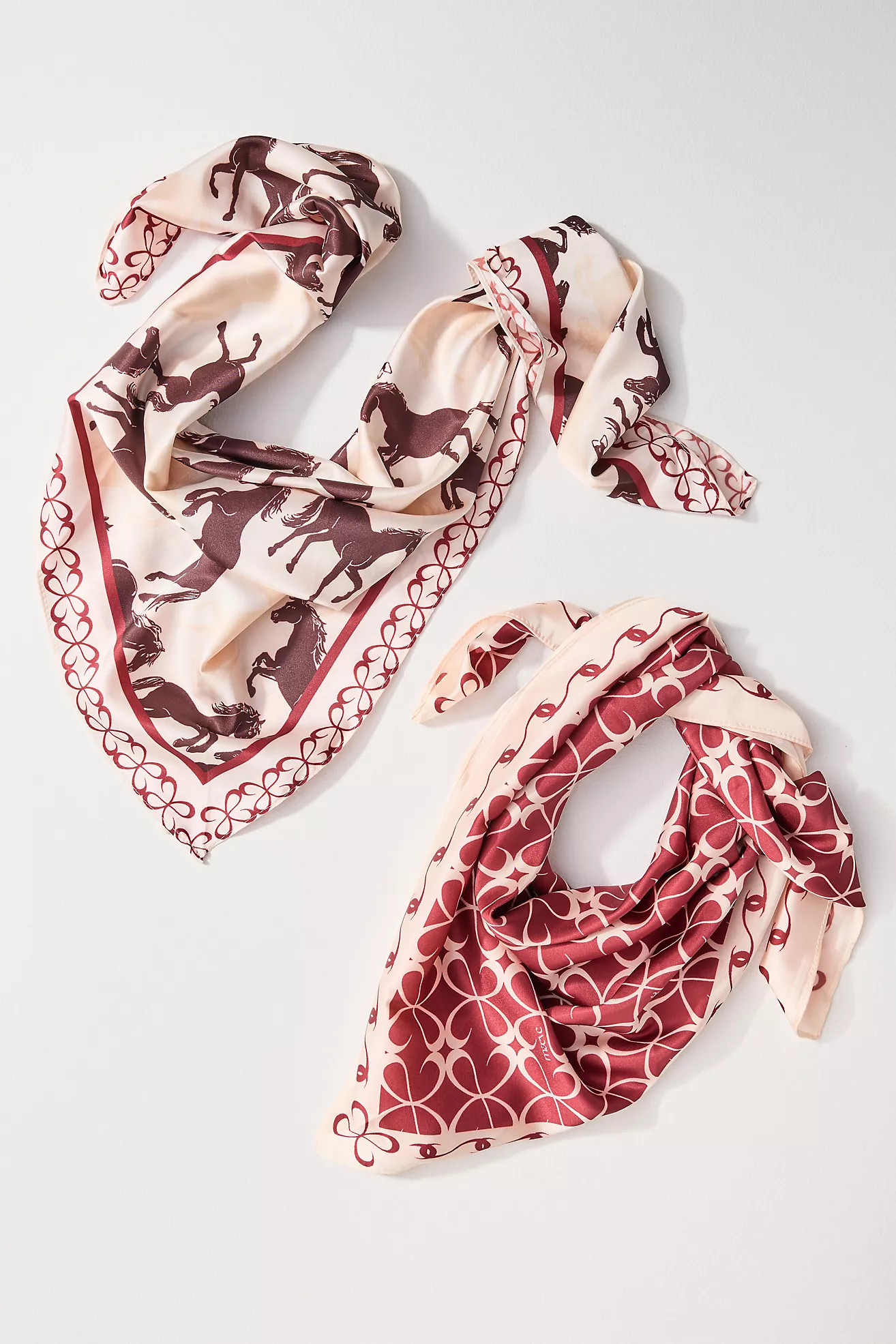Maeve Printed Hair Scarves, Set of 2 | Anthropologie (US)