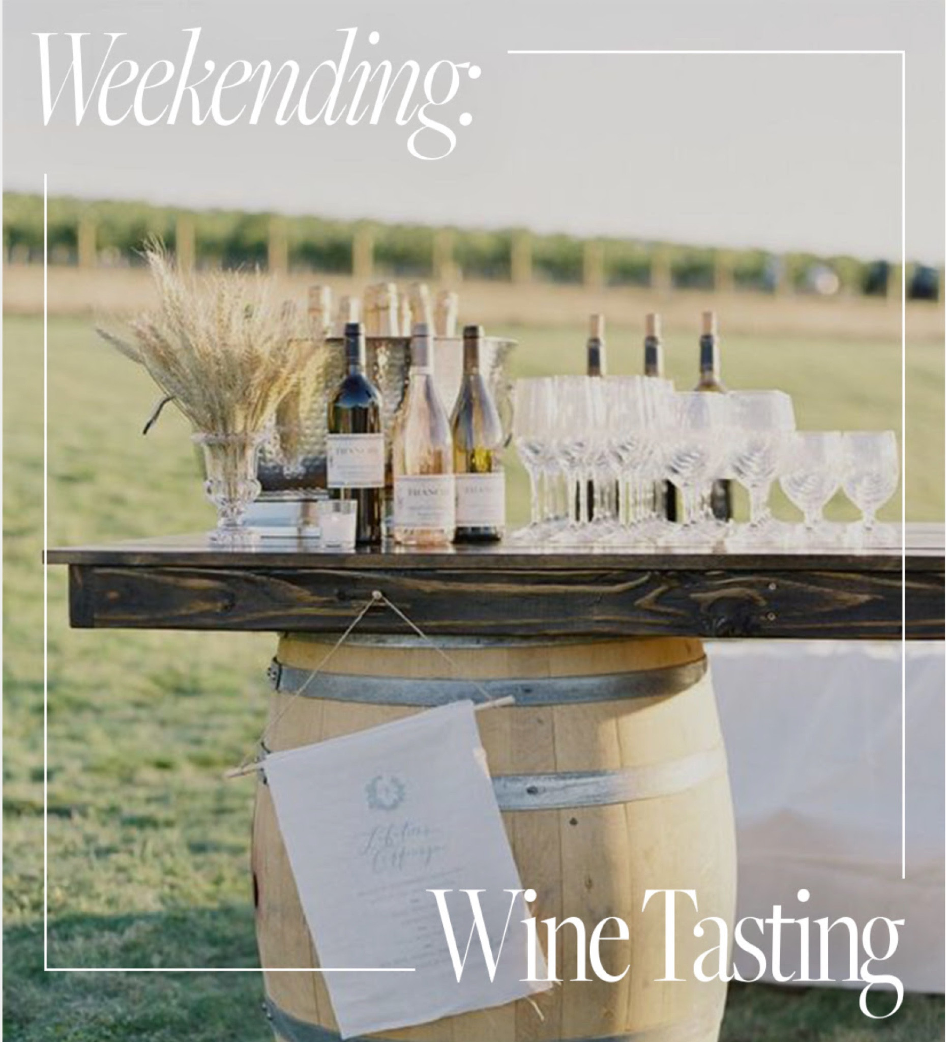 We work hard during the week. Wine not enjoy every last drop of the weekend? We love gathering with friends and family over food and wine. This weekend, we’ve got your Wine Tour wardrobe down to a tee. Shop our stylist-curated look below and get to sipping! 