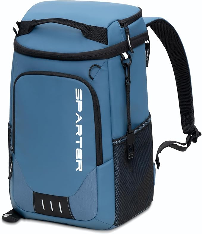 SPARTER Backpack Cooler Insulated Leak Proof 33/49 Cans, 2 Insulated Compartments Thermal Bag, Po... | Amazon (US)