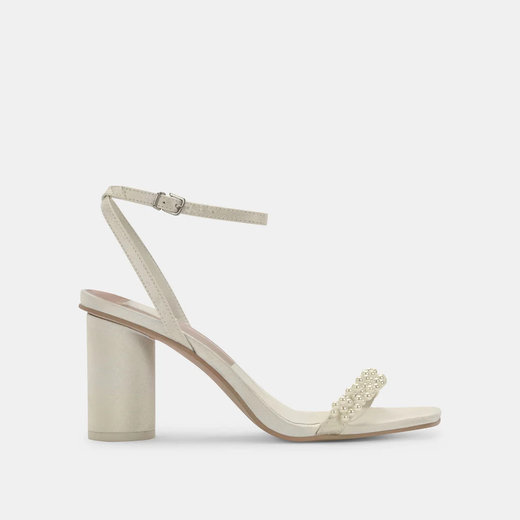 NORY HEELS VANILLA PEARLS | DolceVita.com