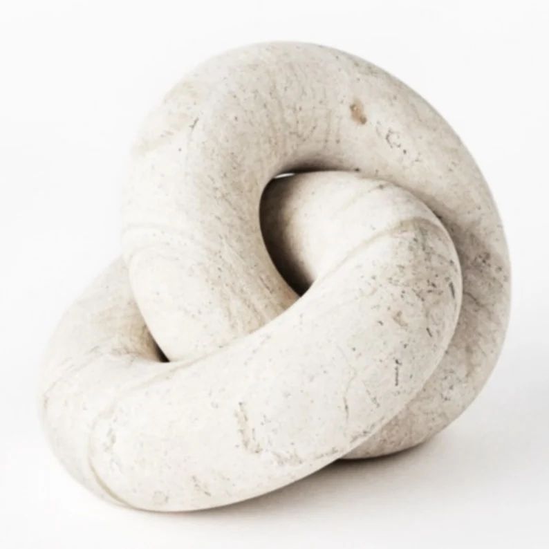 Studio Mcgee Inspired Clay Knot  Decorative Figurine | Etsy | Etsy (US)