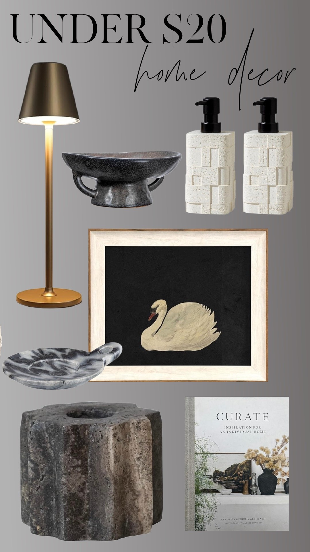 These are the under-$20 home pieces I keep coming back to.
Simple, sculptural, and full of texture—the kind of details that quietly elevate a space without shouting for attention. I thrift whenever I can, but when I can’t, these affordable finds mix seamlessly with vintage and always look far more expensive than they are.

Every piece here is under $20, and every one earns its place.

#LTKSaleAlert #LTKHome