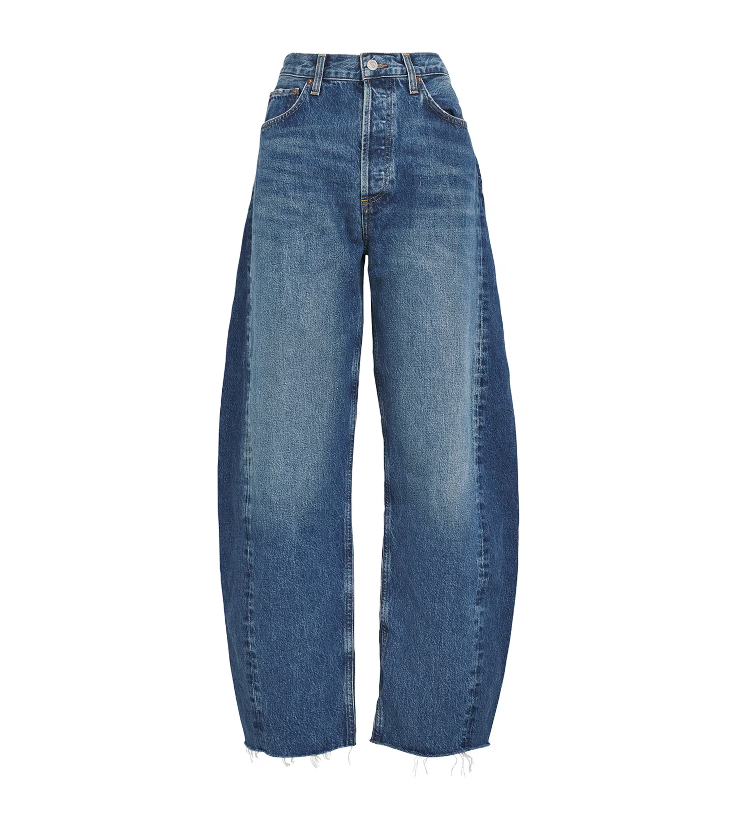 Agolde Luna Barrel-Leg Jeans | Harrods (US)